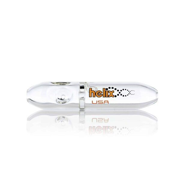 A white pen with a picture of a cat on it.