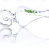 Helix Classic Handpipe with clear glass finish