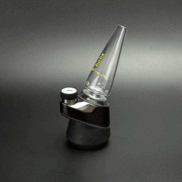Helix Straightline attachment for Puffco Peak with swirl effect