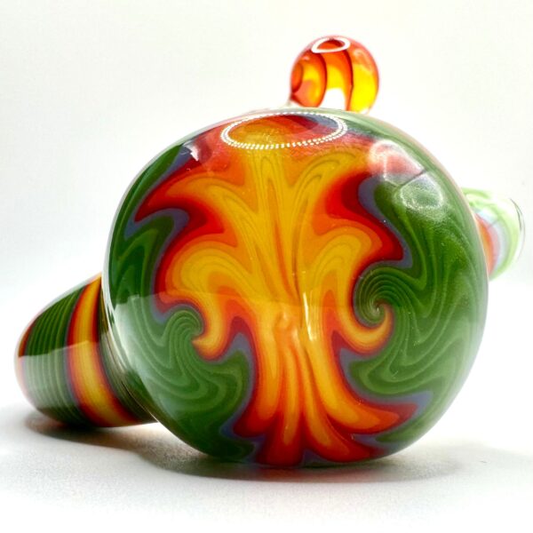 OG Helix Pipe - Sunset Oasis, Handblown Glass | American Helix