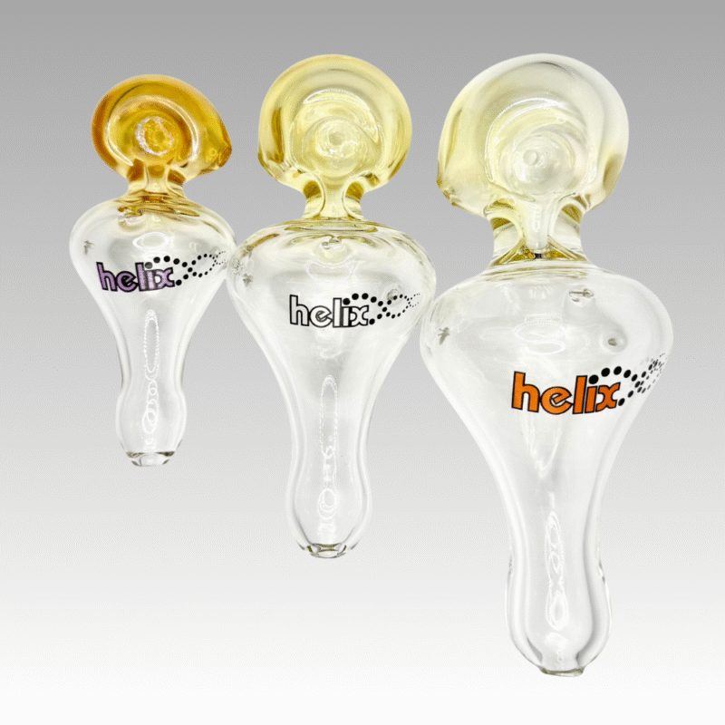 Silver fumed classic helix 3 sizes