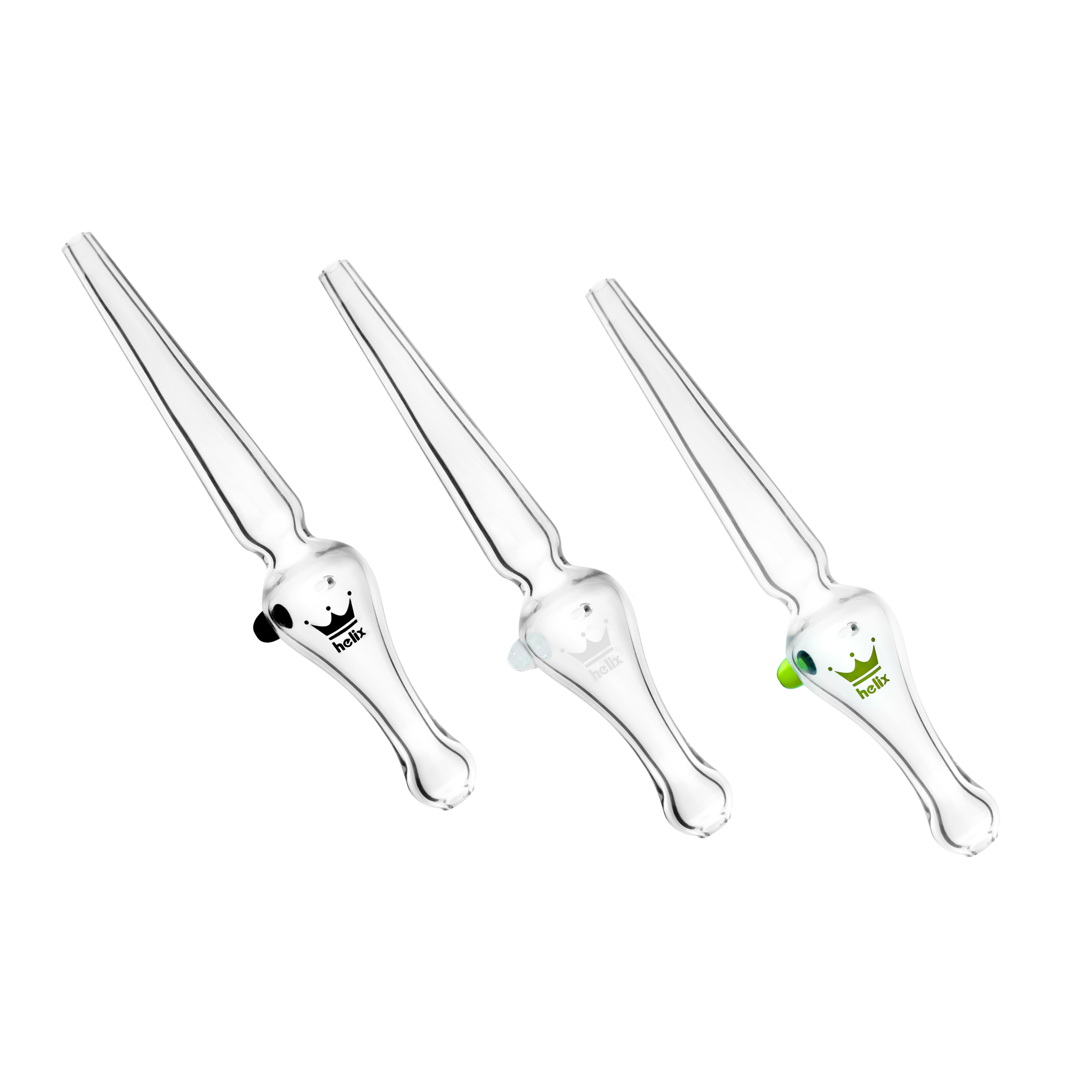 Helix solo straw – portable venturi glass straw